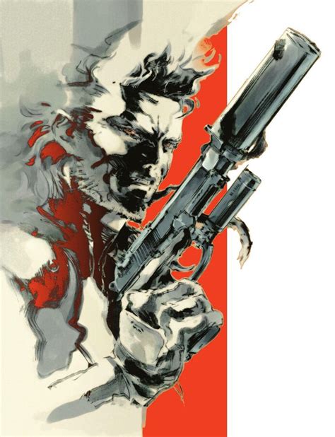 metal gear solid 2 box art|yoji shinkawa metal gear solid.